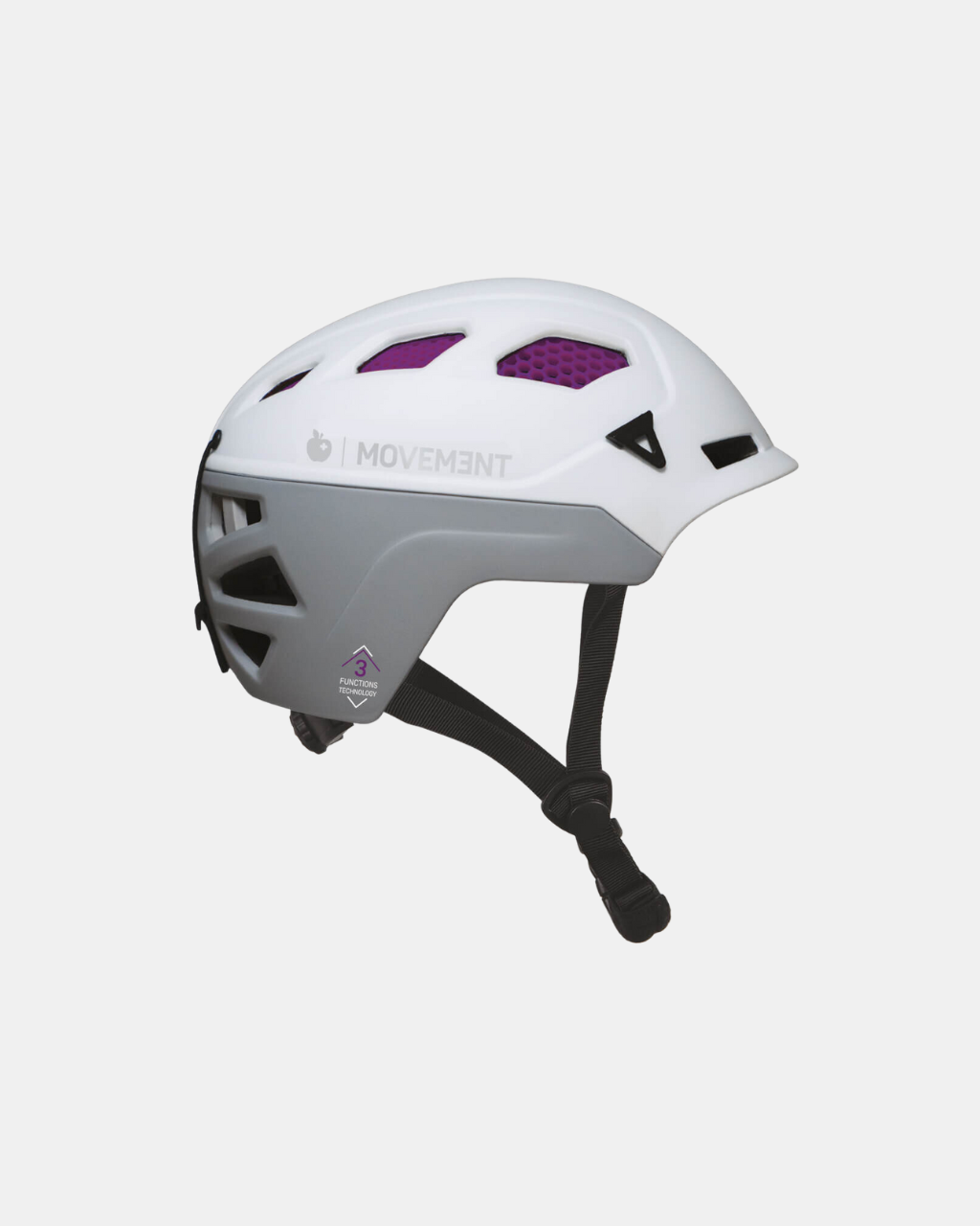 Elevate your ski experience with the advanced features of the Movement 3Tech Alpi purple helmet.
