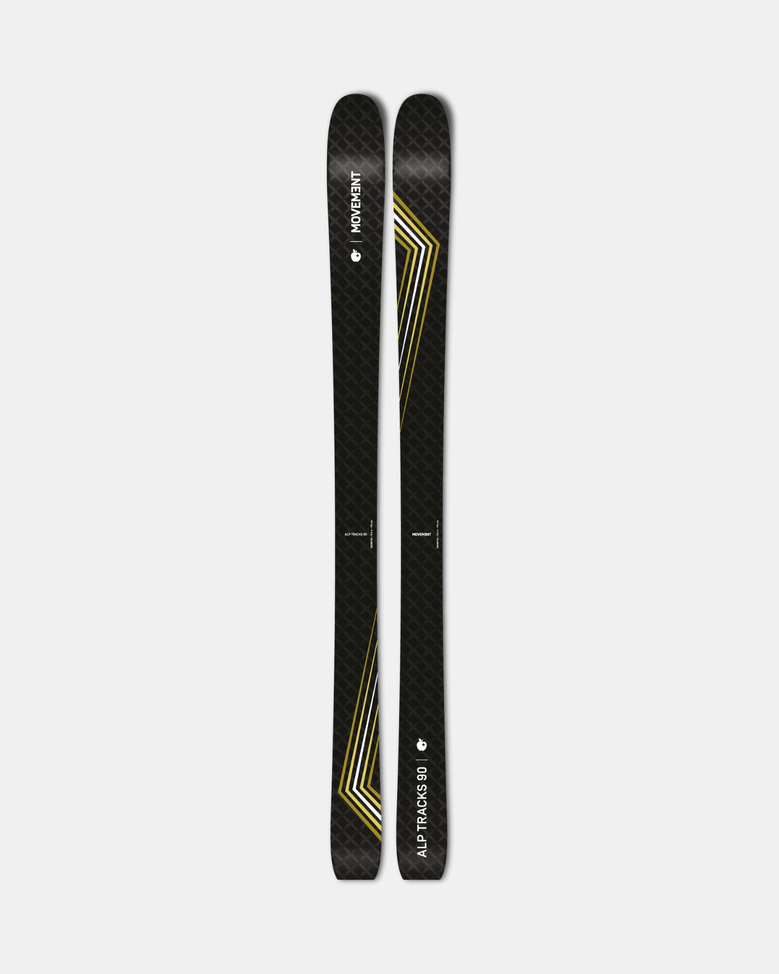 Navigate diverse landscapes confidently using Movement&#39;s Alp Tracks 90 skis.