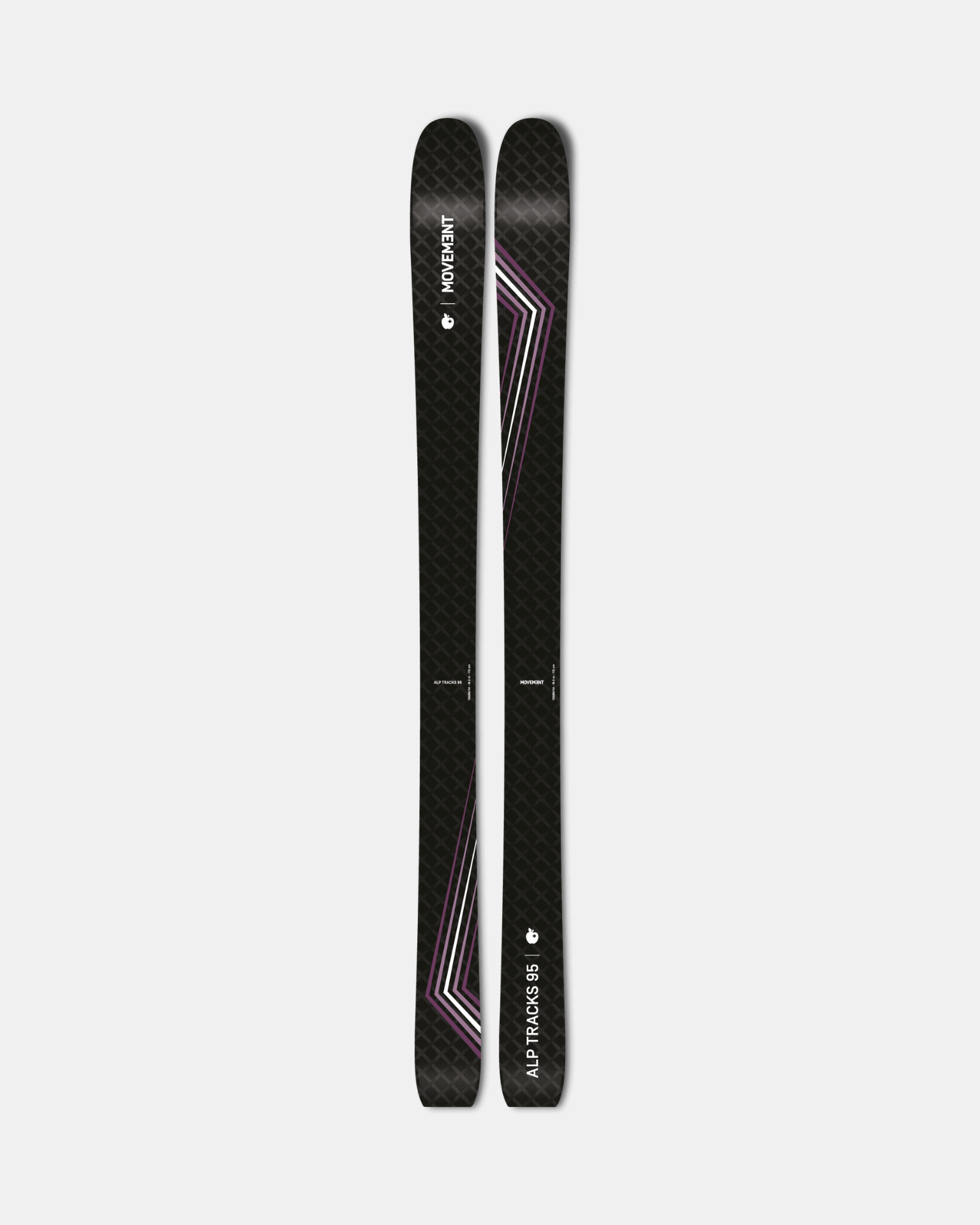 Embrace the mountains with my trusted companions, Movement's Alp Tracks 95 Women's skis.