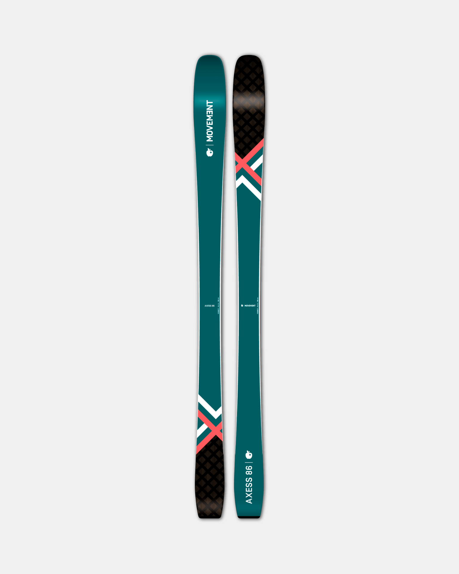 Navigate varying conditions with Movement&#39;s Axess 86 Women&#39;s all-terrain skis.