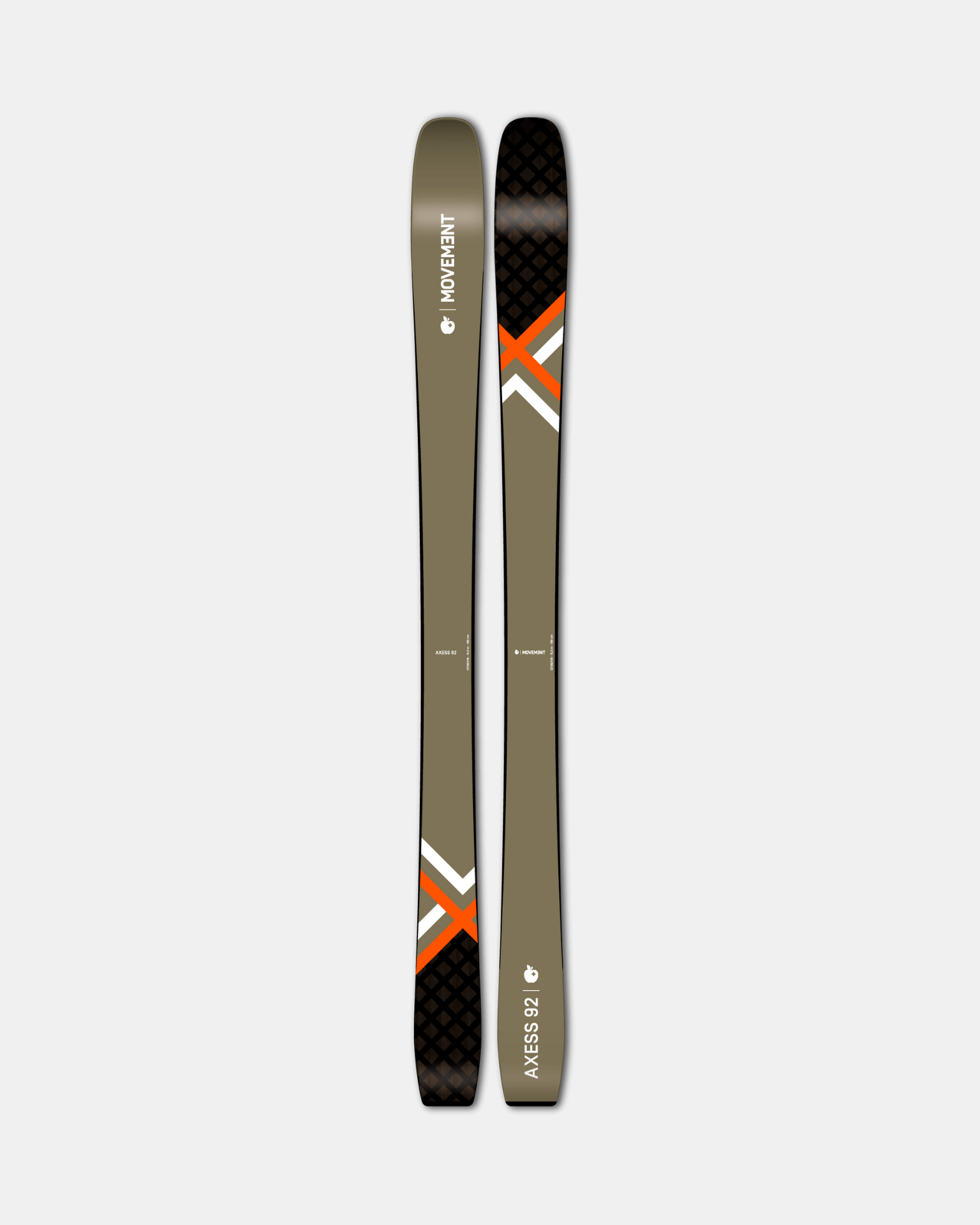 Elevate your skiing journey with Movement's Axess 92 all-terrain skis.