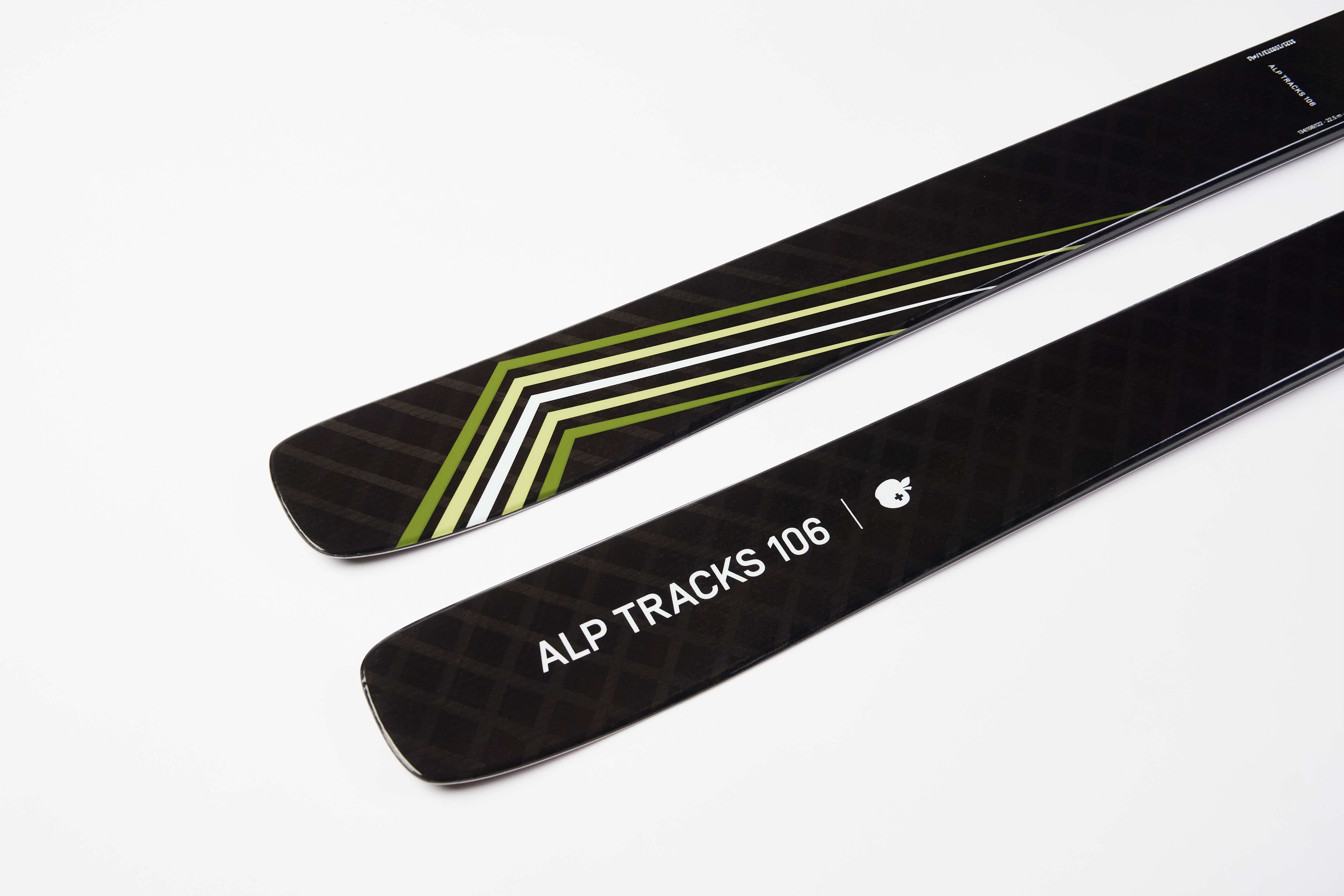 Discover backcountry bliss with Movement's Alp Tracks 106 touring skis.